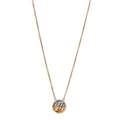 Metal L to V Necklace Gold Silver