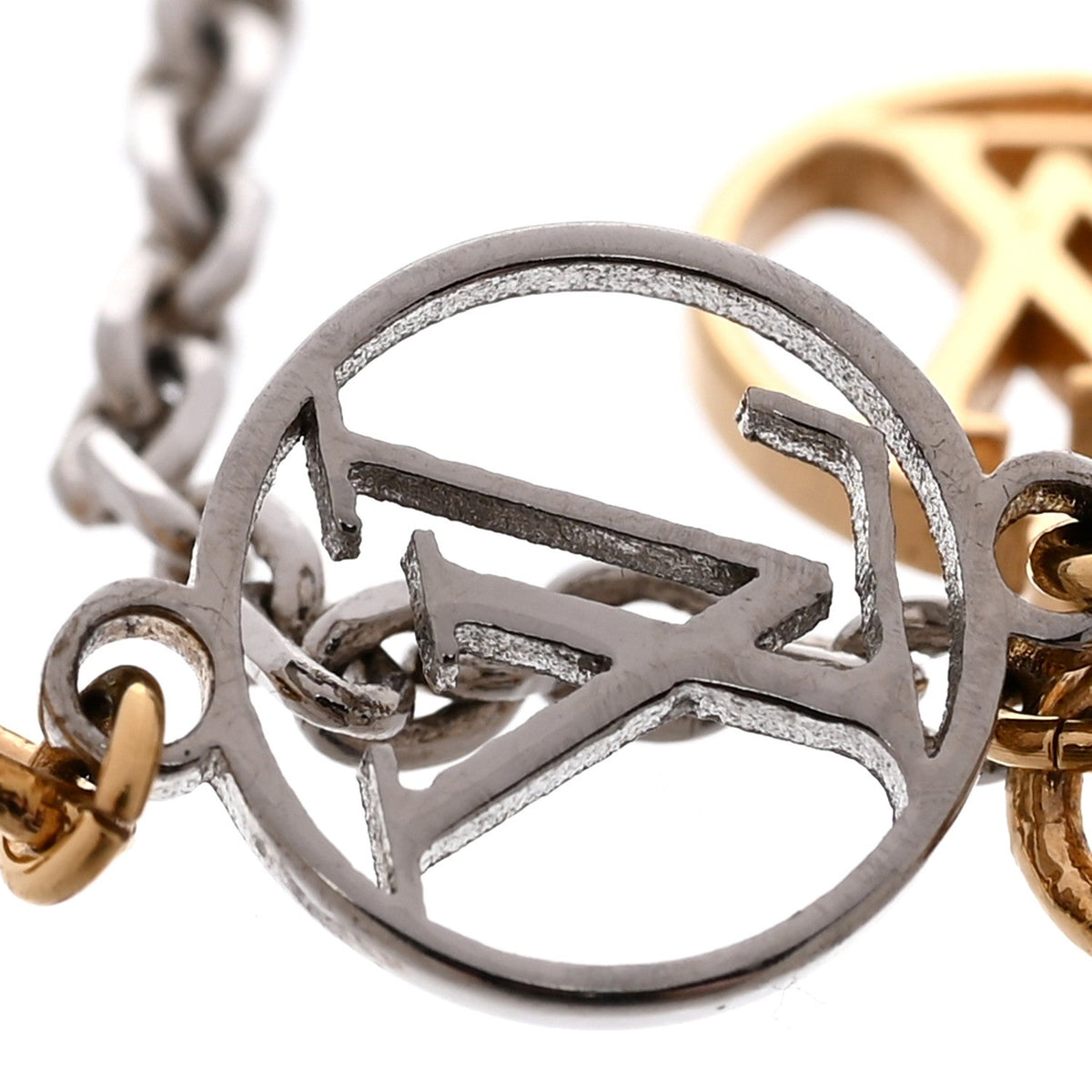 Logomania Bracelet Silver Gold