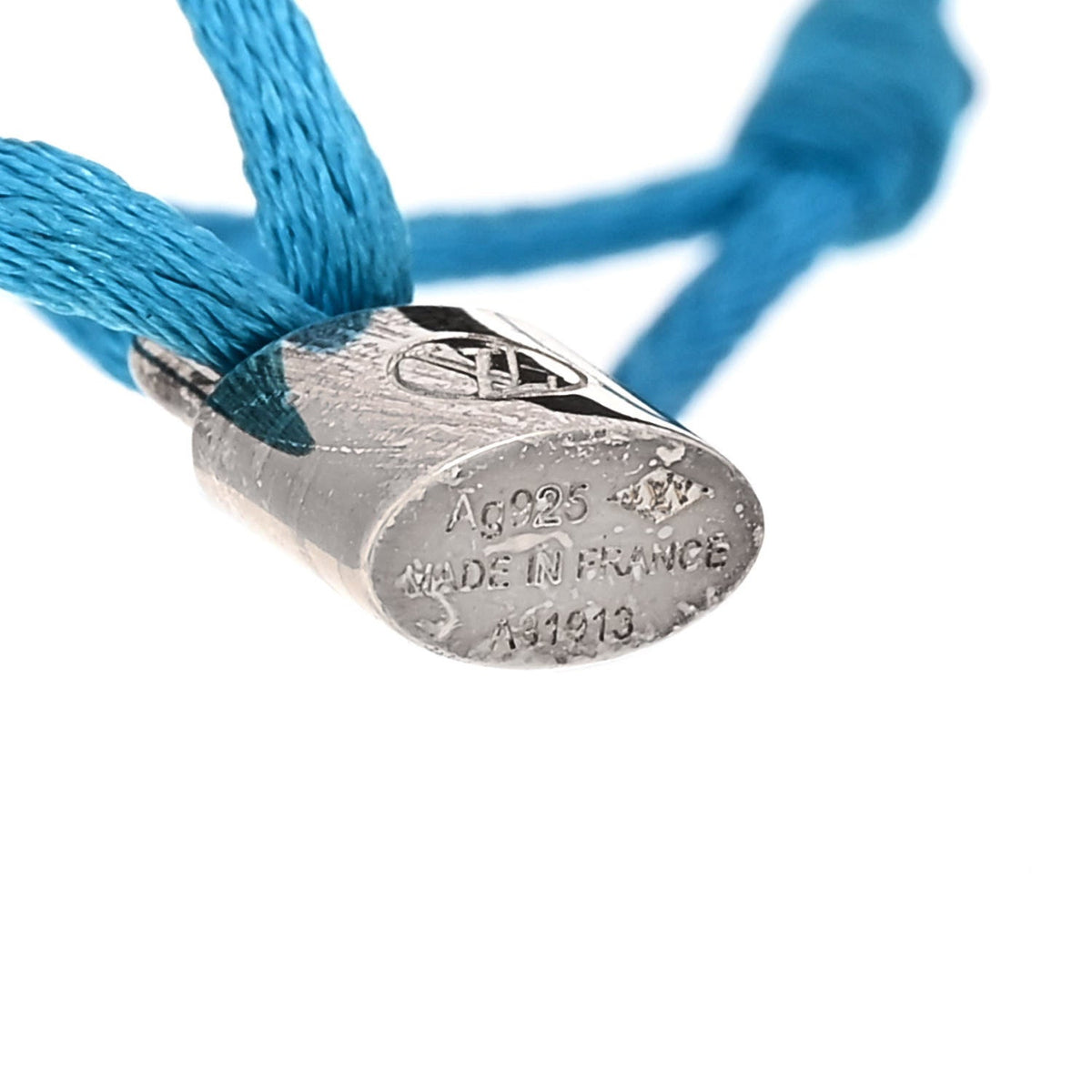 X UNICEF Sterling Silver Lockit Bracelet Blue