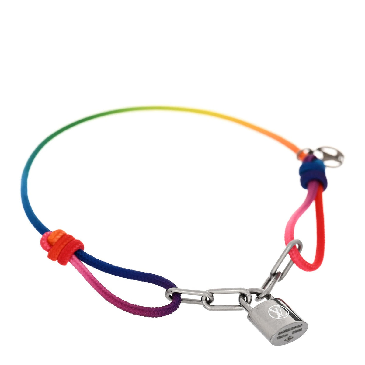 Titanium Virgil Abloh Lockit Bracelet Cord  Multicolor