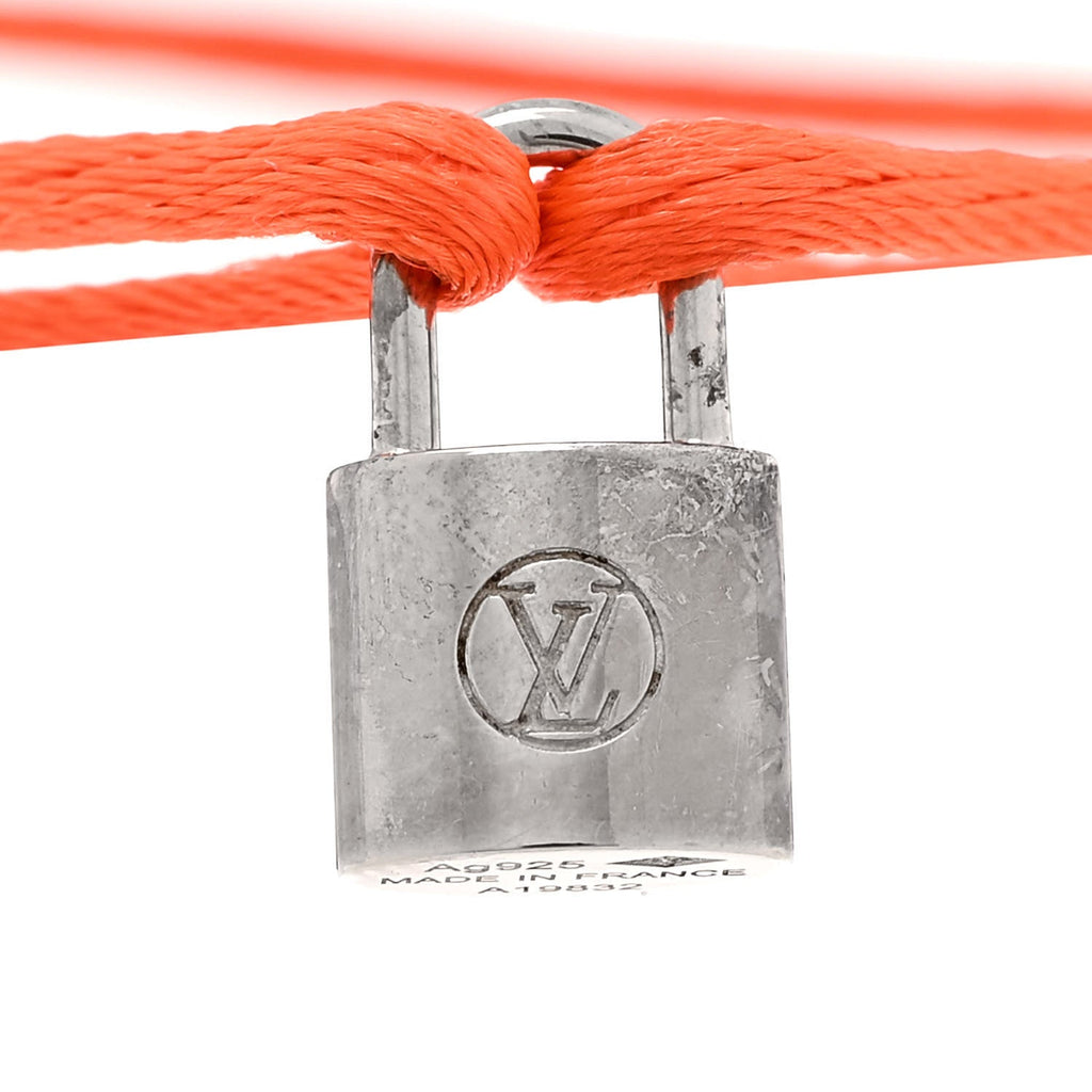 X UNICEF Sterling Silver Lockit Bracelet Orange