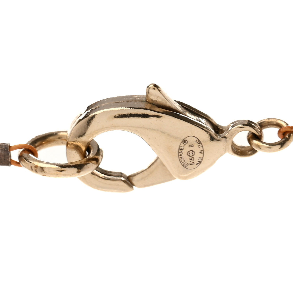 Pearl CC Camellia Long Necklace Gold