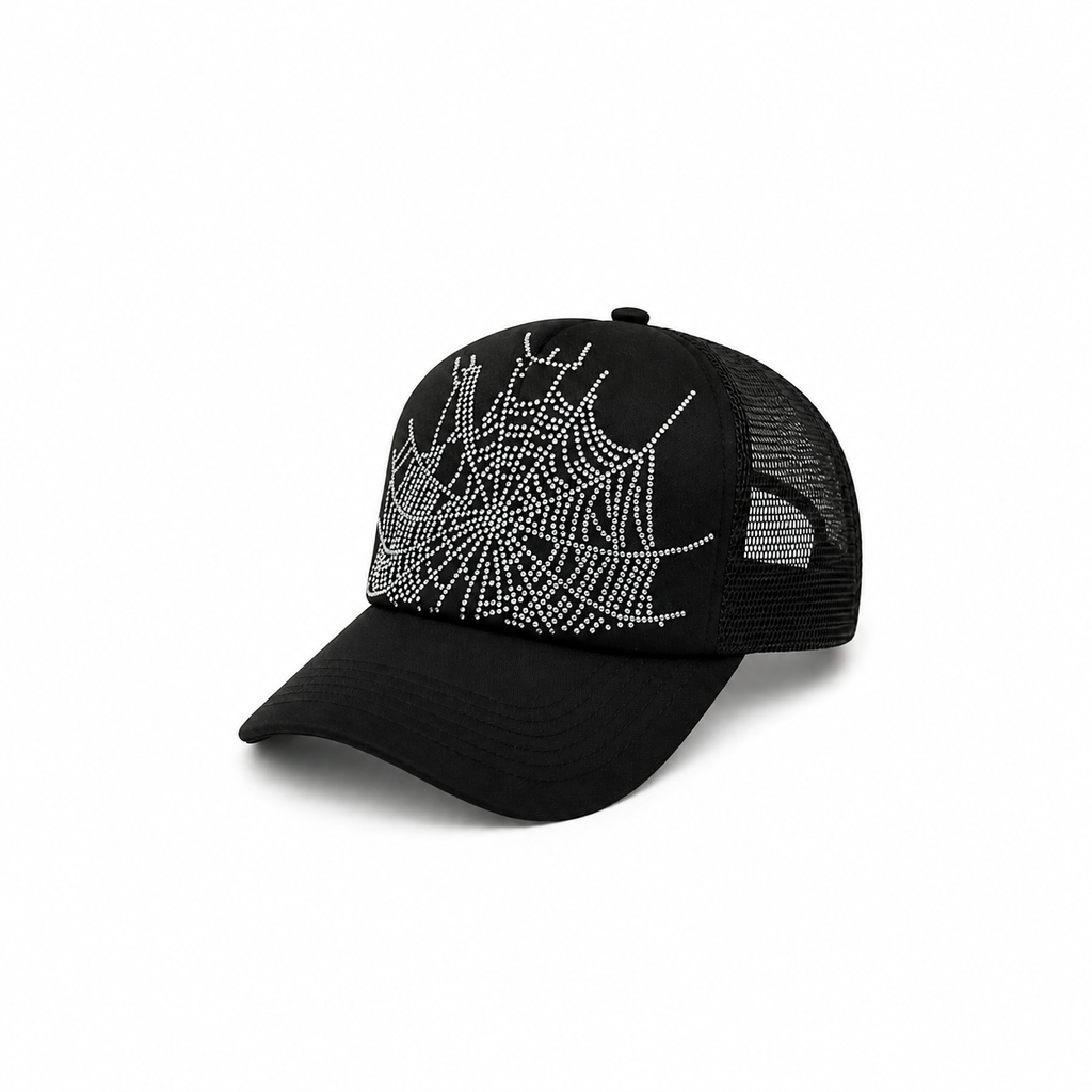 RHINESTONE WEB HAT