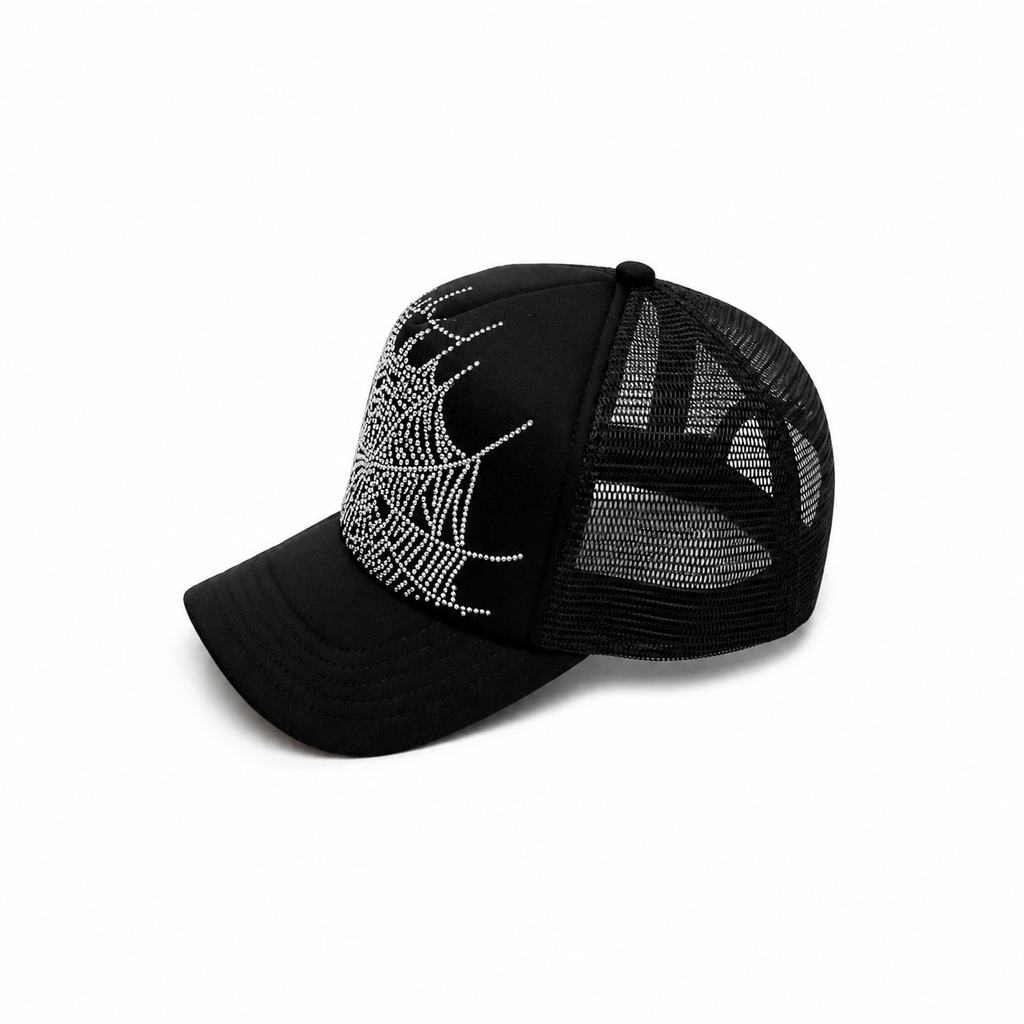 RHINESTONE WEB HAT