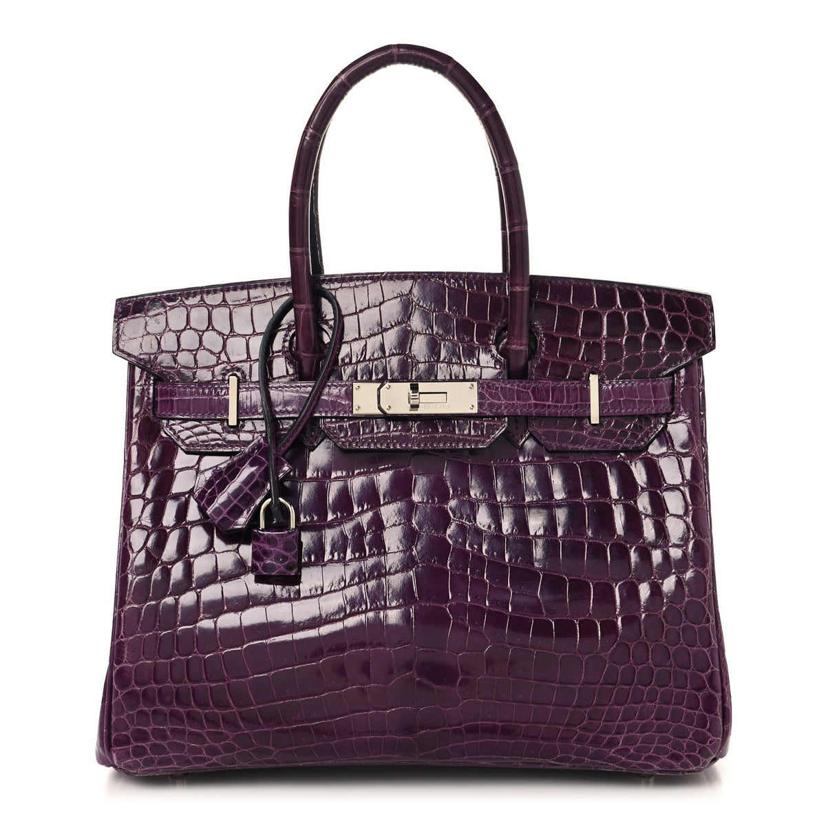 Shiny Niloticus Crocodile Birkin 30 Cassis