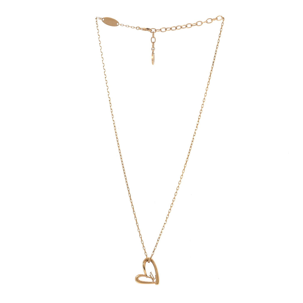 Metal Fall In Love Necklace