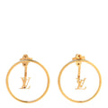 LV Eclipse Hoop Earrings Gold