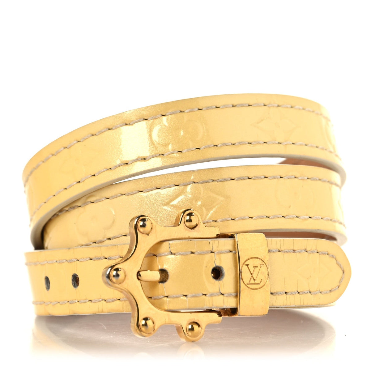 Vernis Triple Tour Bracelet Yellow
