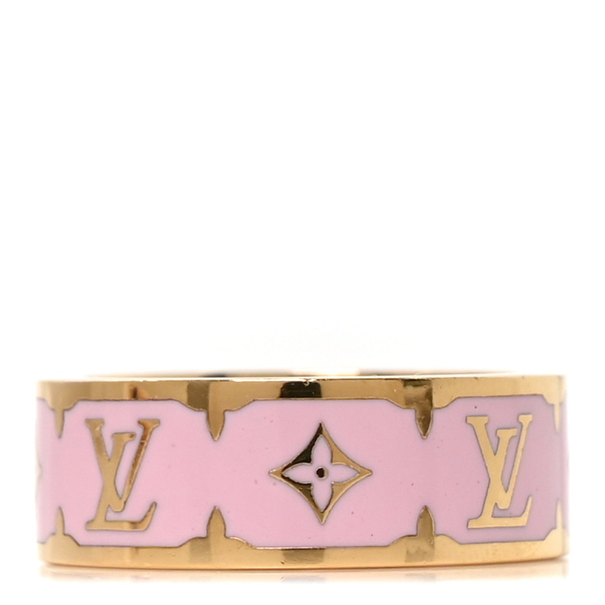 Enamel Nanogram Ring L 56 7.5 Pink