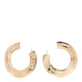 Logo Hoop Earrings Gold