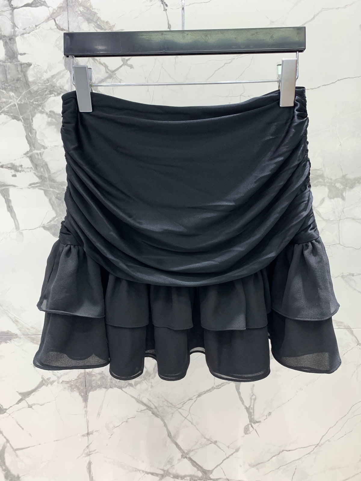 Blumarine 26s Set Neck Blouse Skirt Polyester