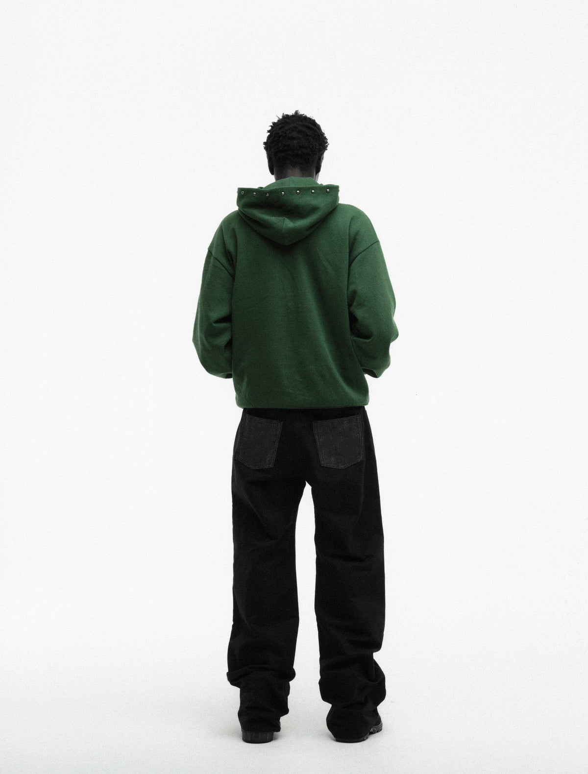 OG WEB STUDDED ZIP HOODIE