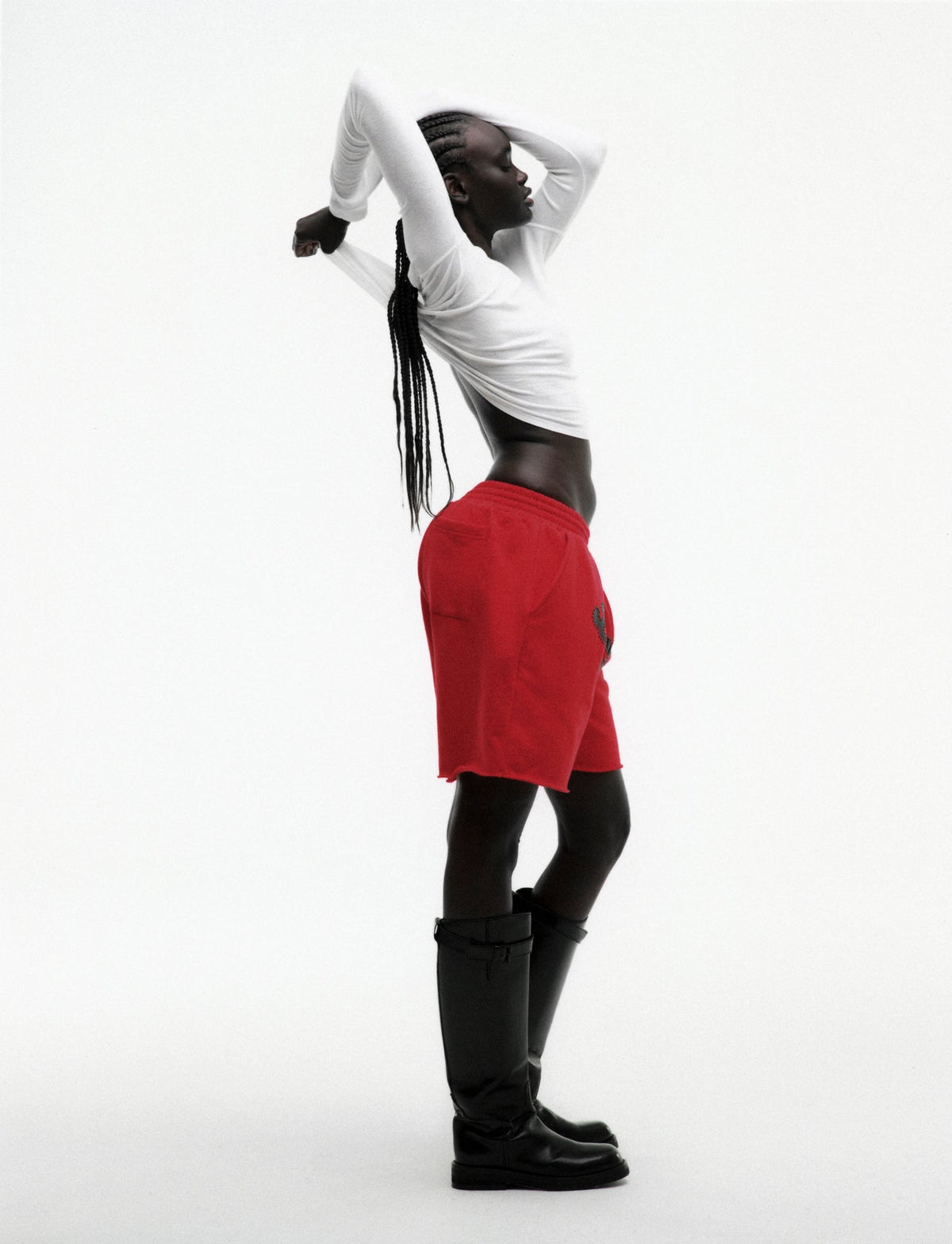 OG STUDDED SWEATSHORT