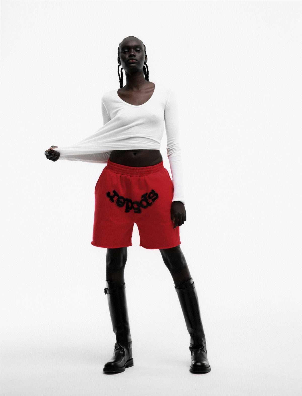 OG STUDDED SWEATSHORT