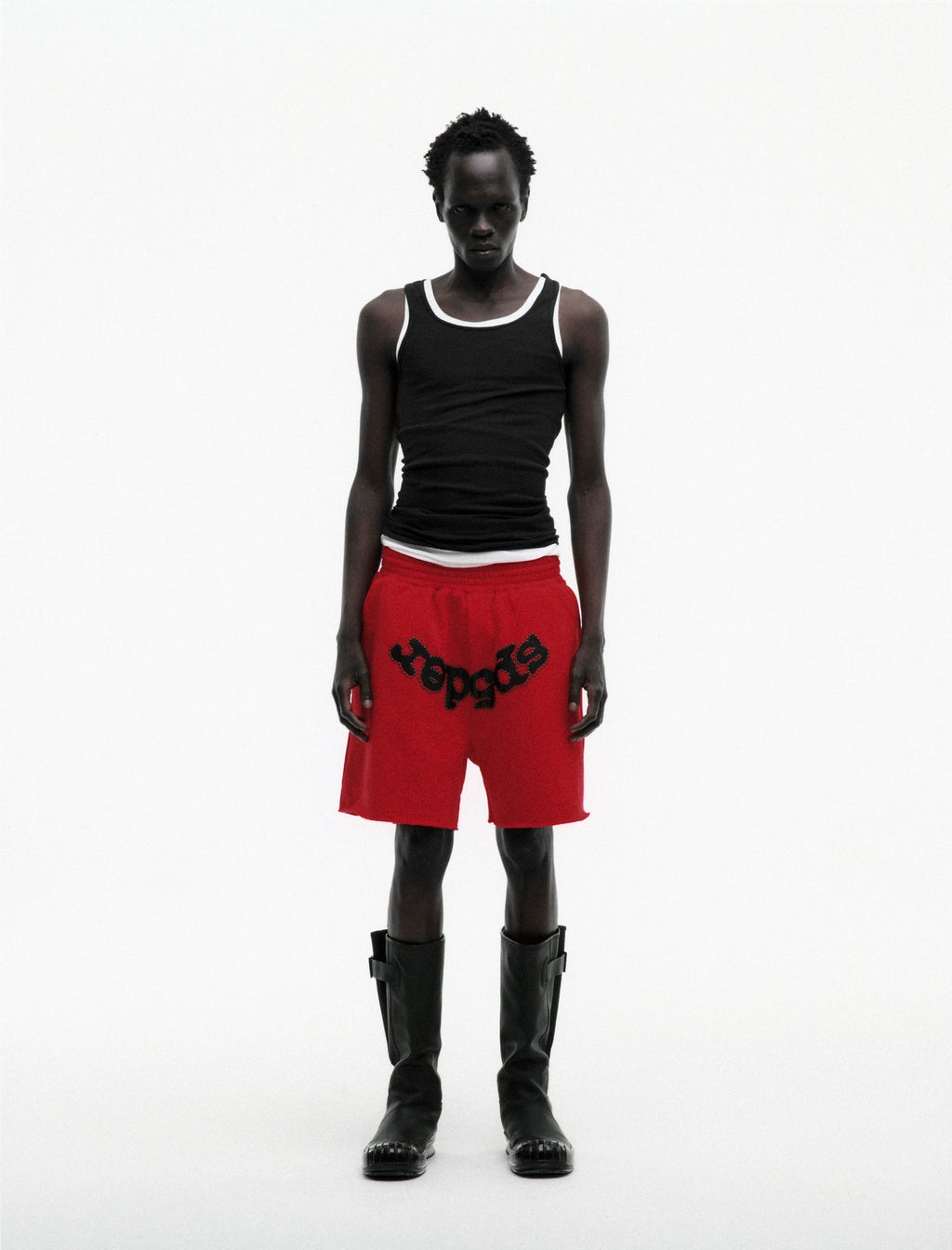OG STUDDED SWEATSHORT