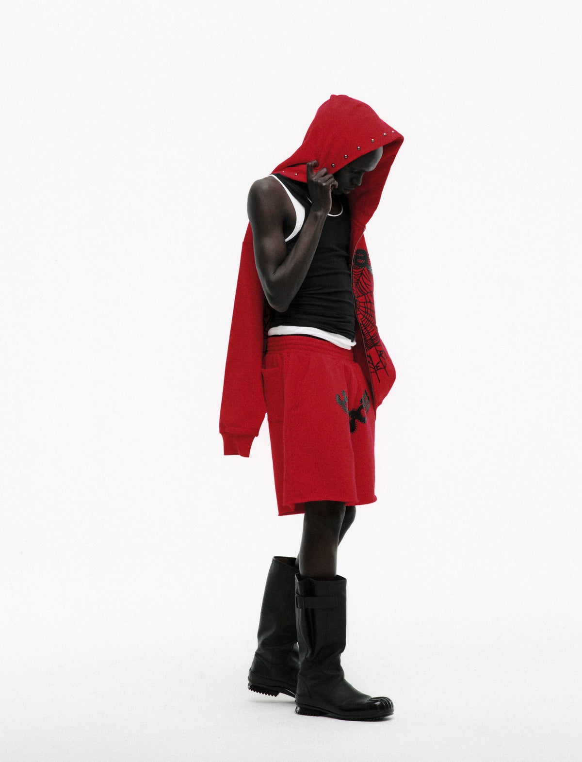 OG STUDDED SWEATSHORT