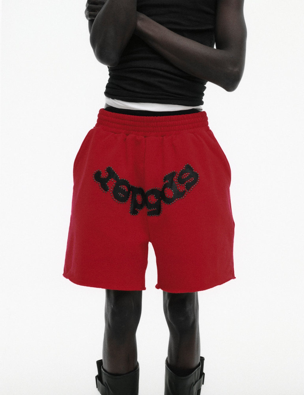 OG STUDDED SWEATSHORT