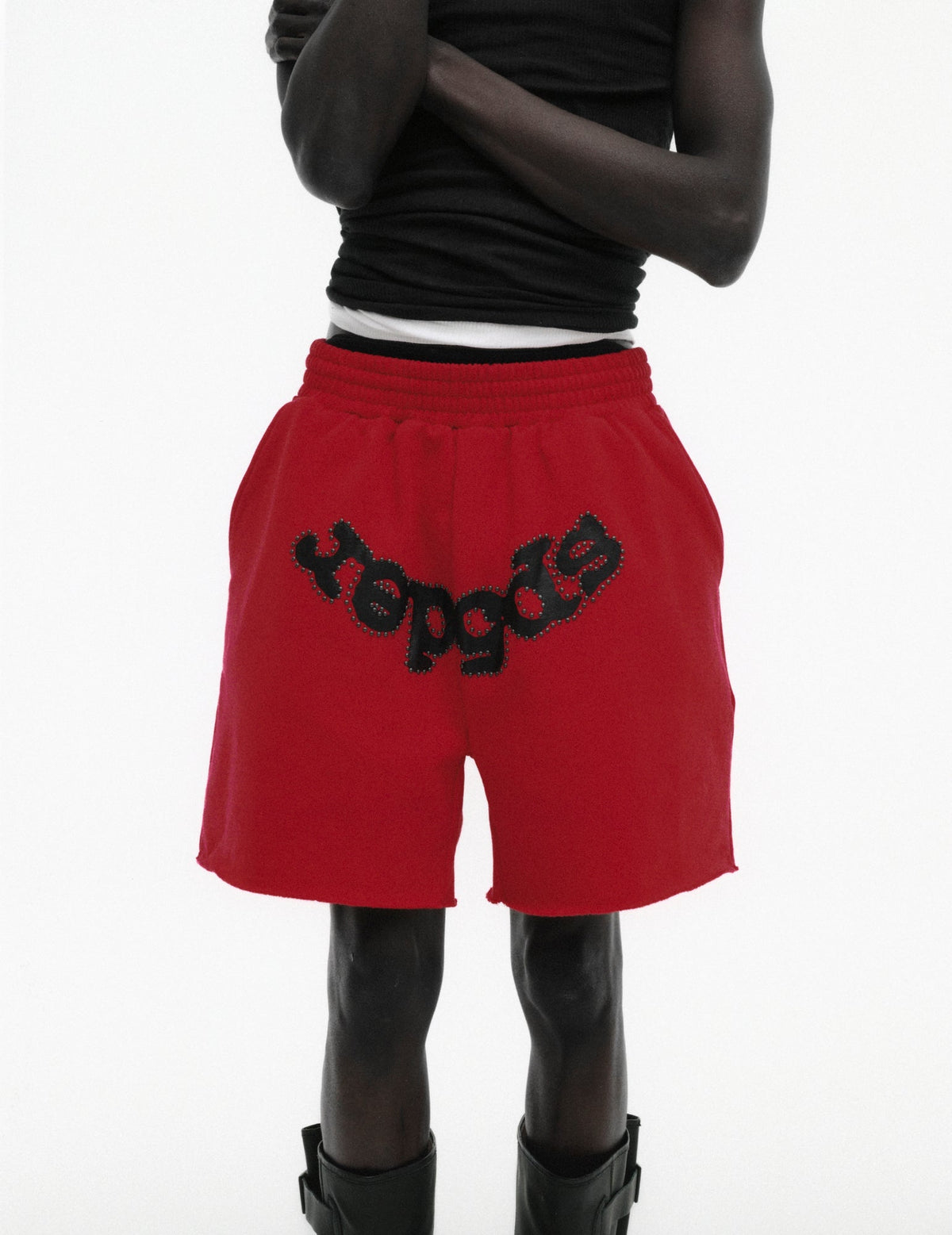 OG STUDDED SWEATSHORT