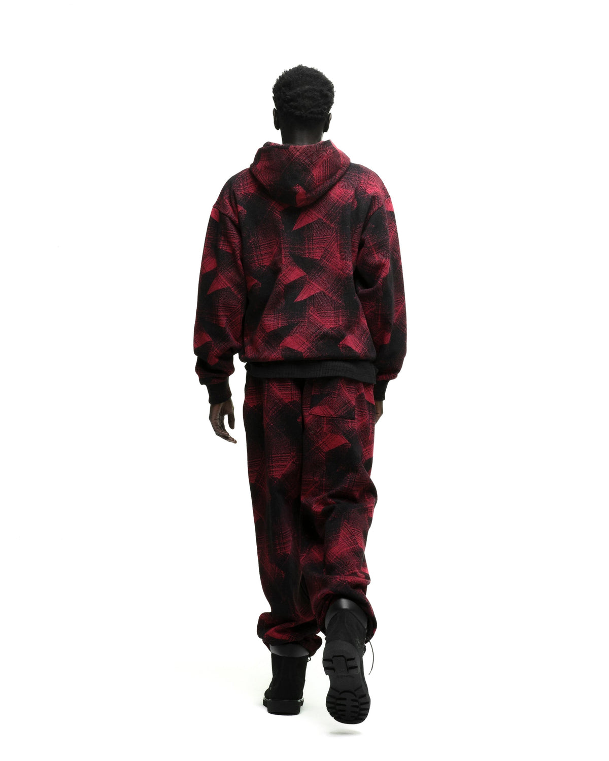 PLAID SPLATT HOODIE