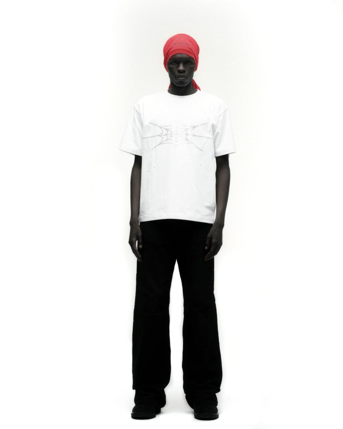 RHINESTONE SILK TEE