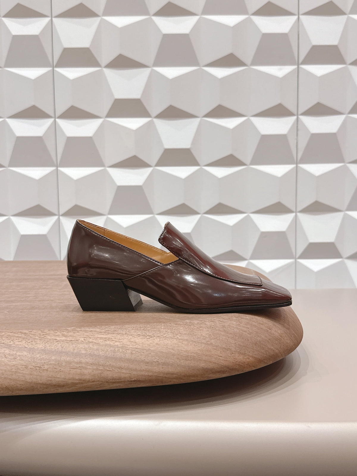 BV Okinawa Intrecciato Loafer 4cm Brown Calfskin 613297