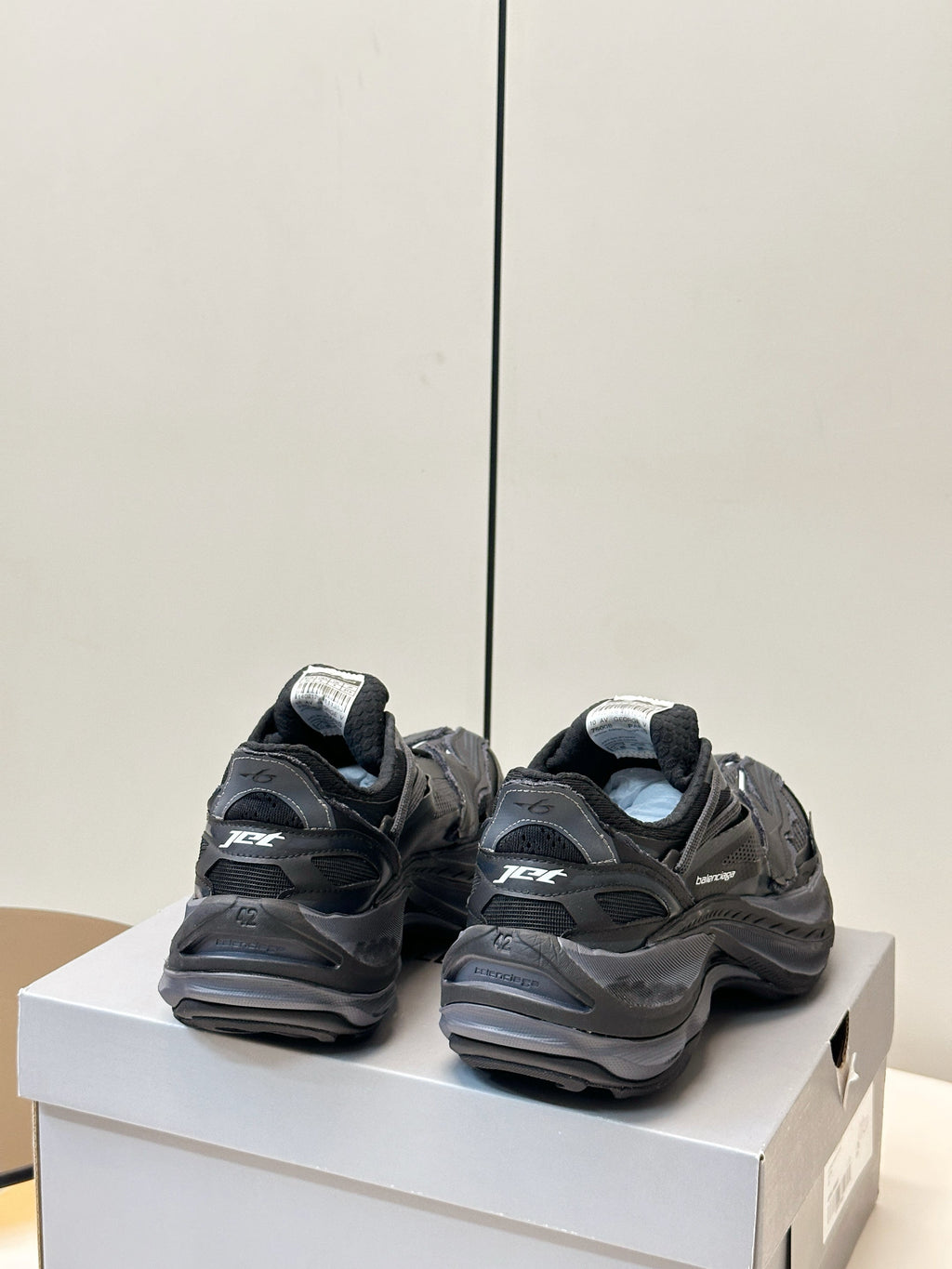Balenciaga Jet Sneaker Black TPU Mesh 986307