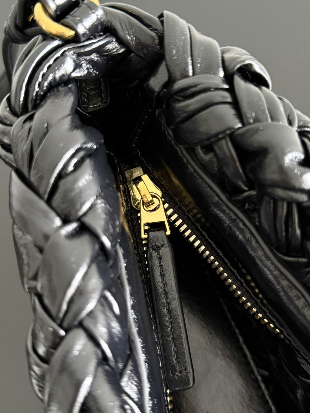 BV Kalimero chacha Bag 28.5cm Black Leather
