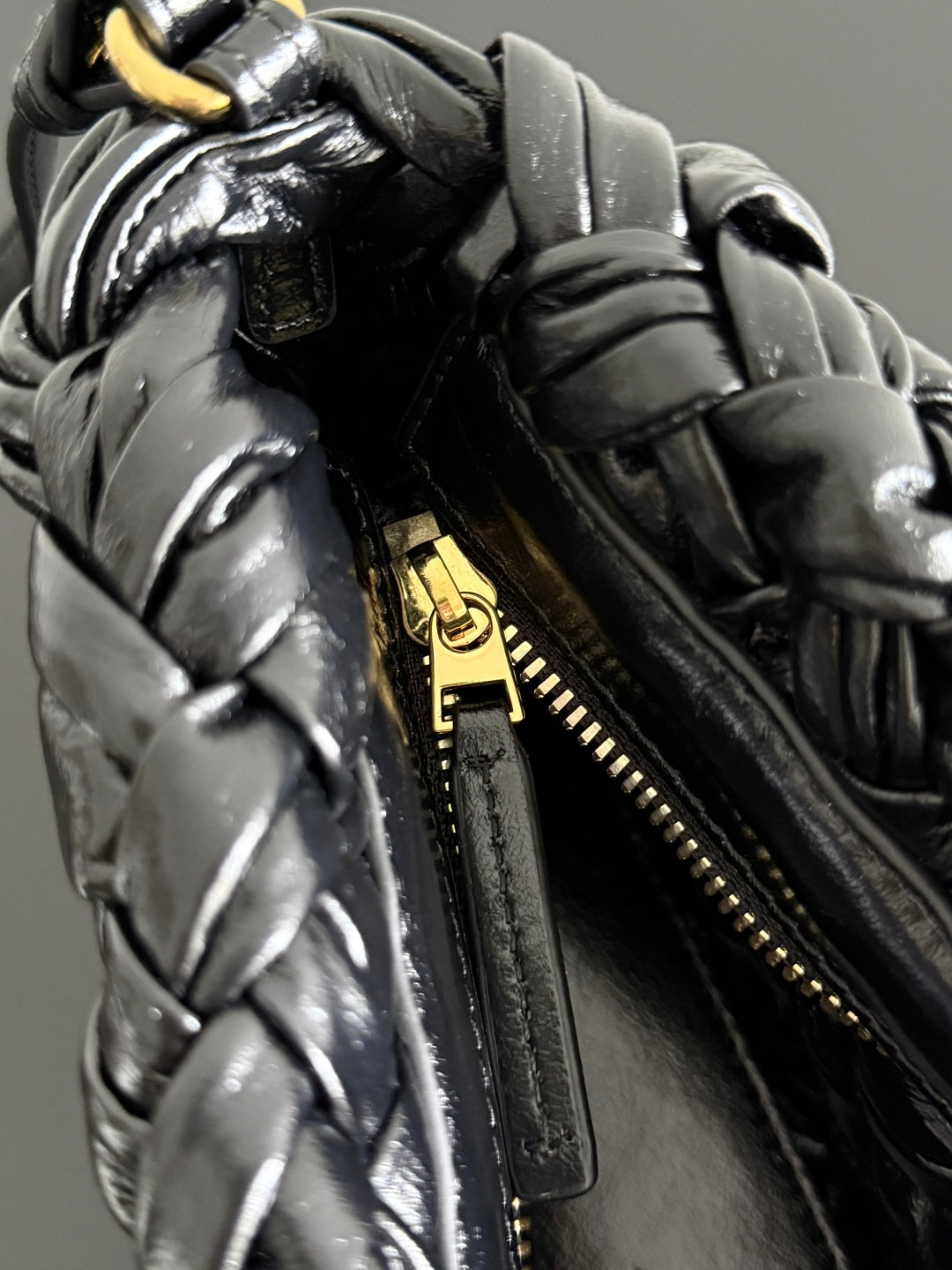 BV Kalimero chacha Bag 28.5cm Black Leather