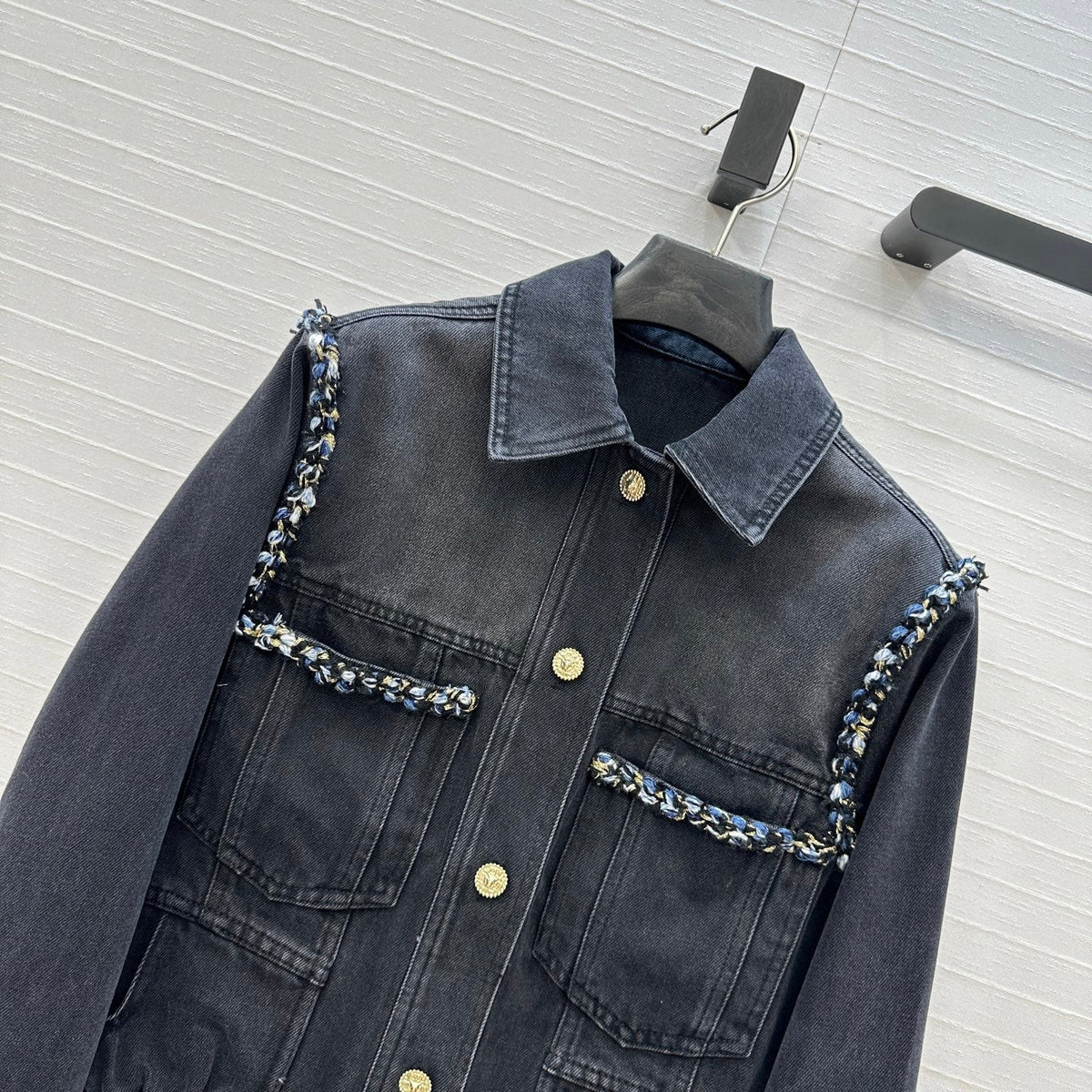 CC 25 Denim Jacket Black Cotton