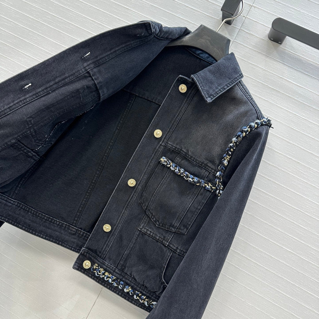 CC 25 Denim Jacket Black Cotton
