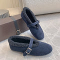 Alaia 2025 Ballet Flat Blue Suede Wool 557376