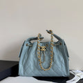 CC 25 Hobo Bag Light Blue Grained Calfskin Leather GHW 282498