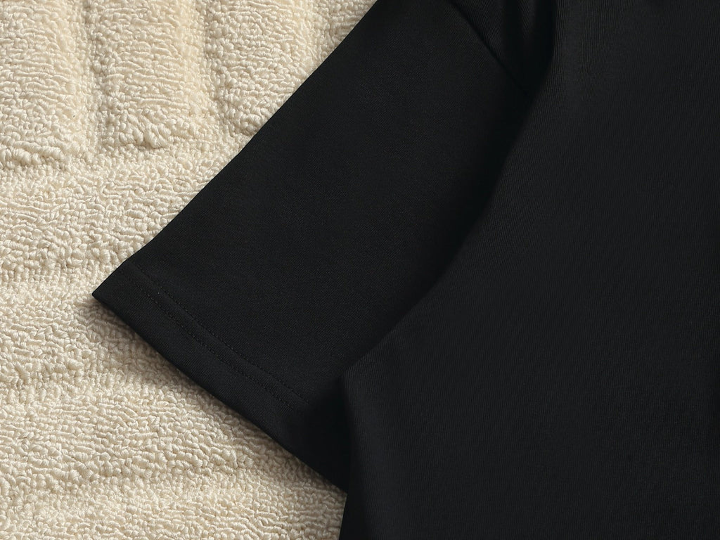Burberry Men Oversized T-Shirt Black Cotton