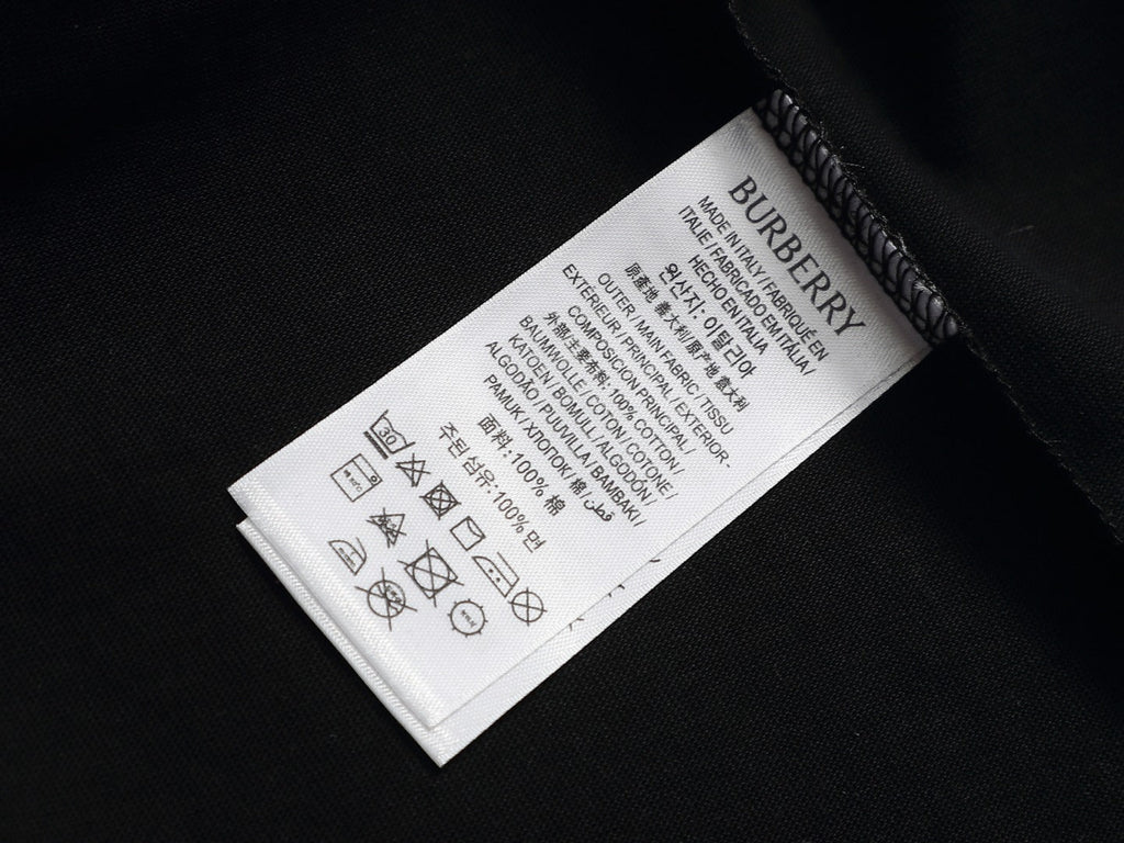 Burberry Men Oversized T-Shirt Black Cotton