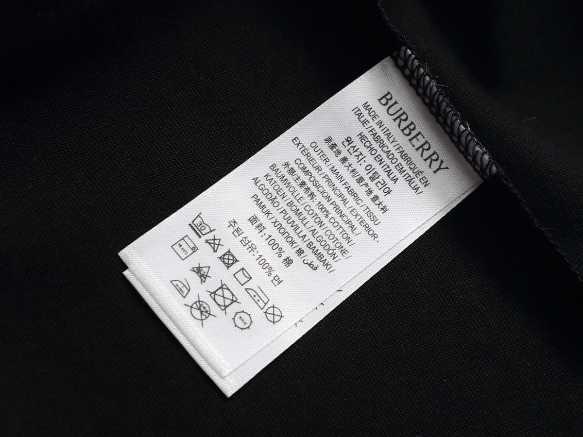 Burberry Men Oversized T-Shirt Black Cotton