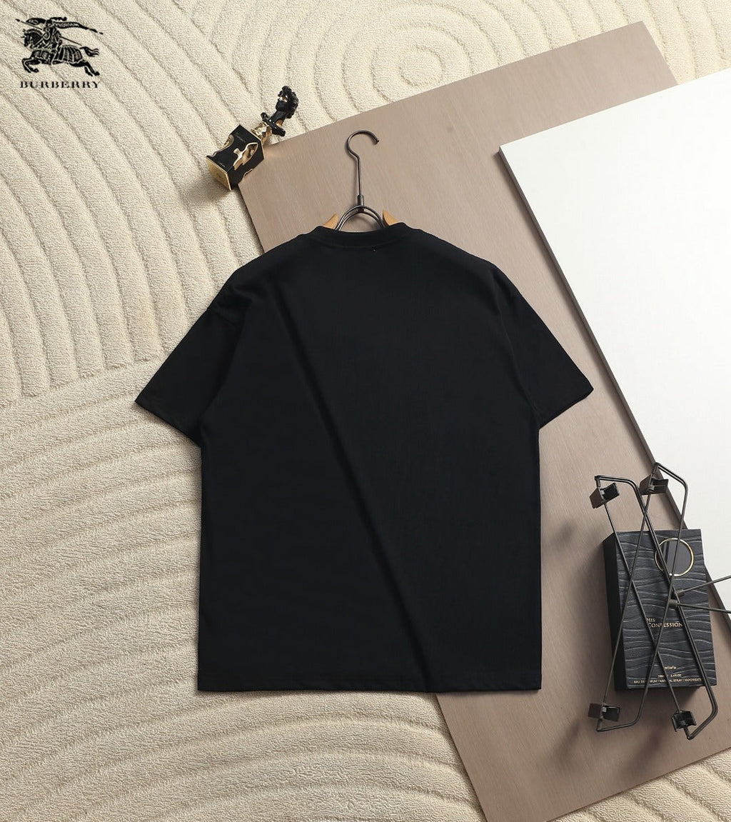Burberry Men Oversized T-Shirt Black Cotton
