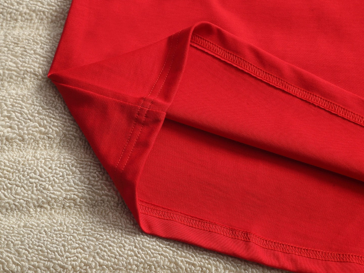 Burberry Men Oversized T-Shirt Red Cotton