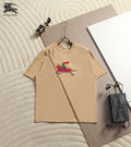 Burberry Men Oversized T-Shirt Beige Cotton