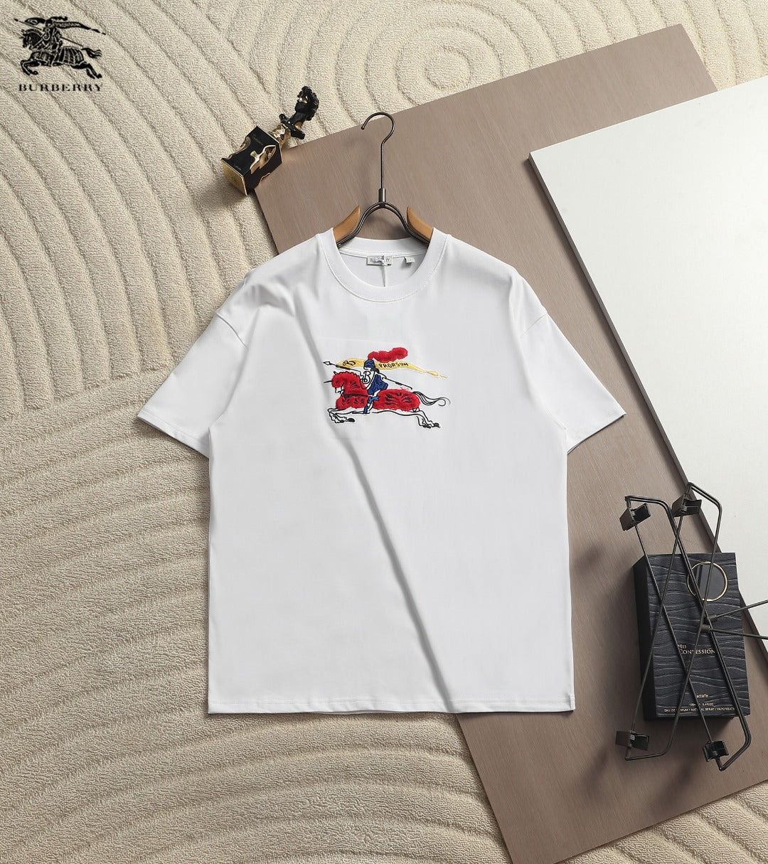 Burberry Men Oversized T-Shirt White Cotton