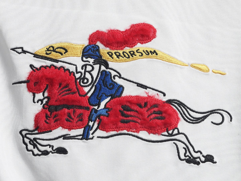 Burberry Men Oversized T-Shirt White Cotton