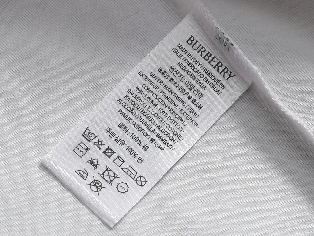 Burberry Men Oversized T-Shirt White Cotton