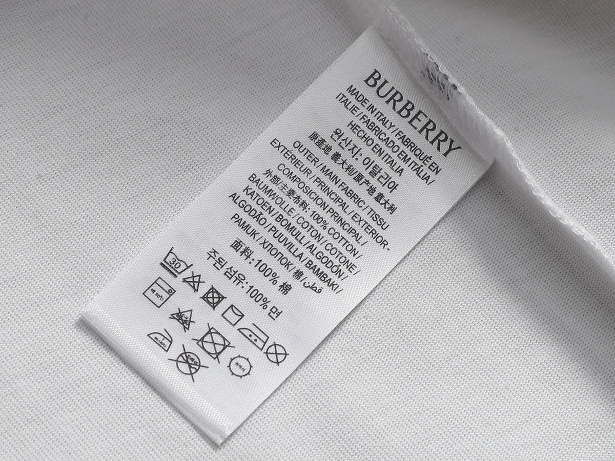Burberry Men Oversized T-Shirt White Cotton