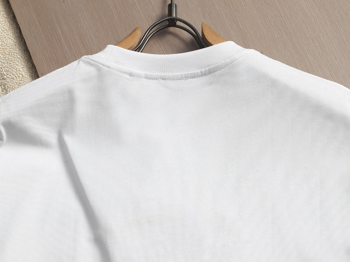 Burberry Men Oversized T-Shirt White Cotton
