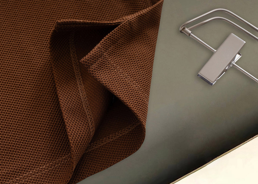 Burberry Men Check Colla Polo Shirt Brown Cotton