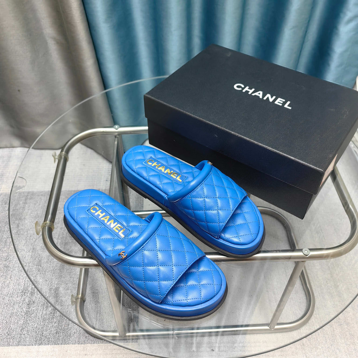 CC 25 Mule Quilted Calfskin