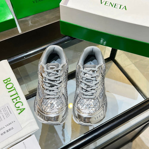 BV 26s Orbit Flash Sneaker Full Sliver Mesh Leather 735926