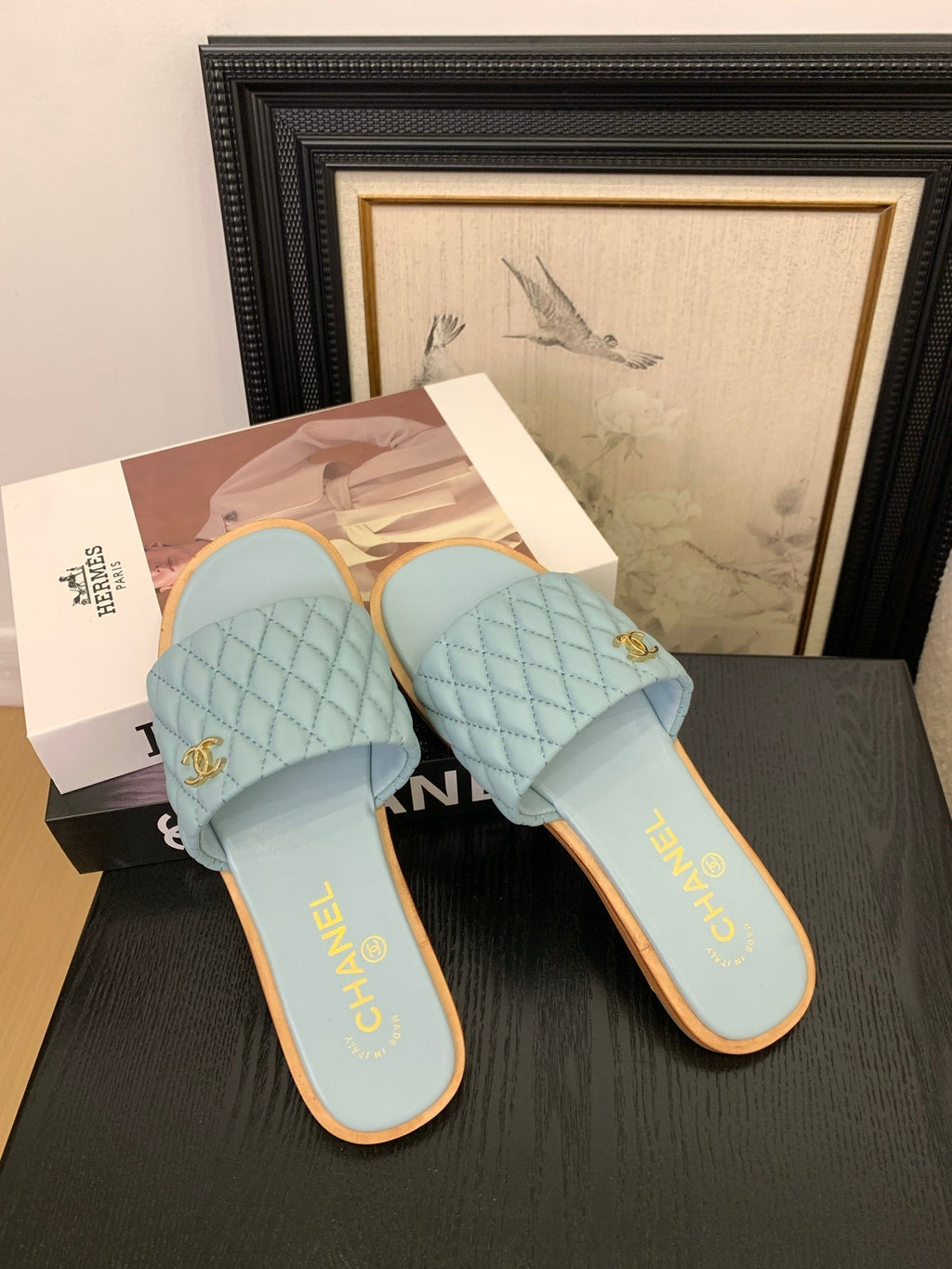 CC 25 Mule Sky Blue Sheepskin 277681