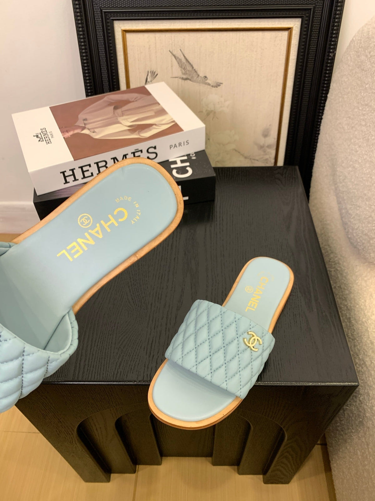 CC 25 Mule Sky Blue Sheepskin 277681
