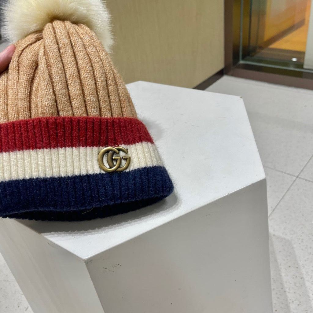 BEANIE HAT IN COLORFUL WOOL 434721