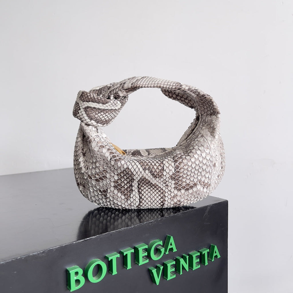 BV Mini Jodie 23cm Top Handle Bag In Python Leather 209323